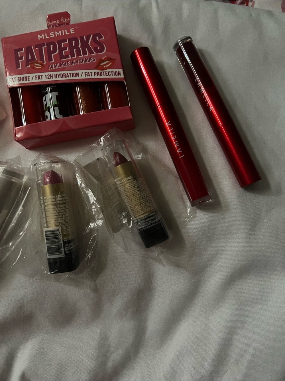 & Other Stories Metallic Red Lipstick and Gloss Duo